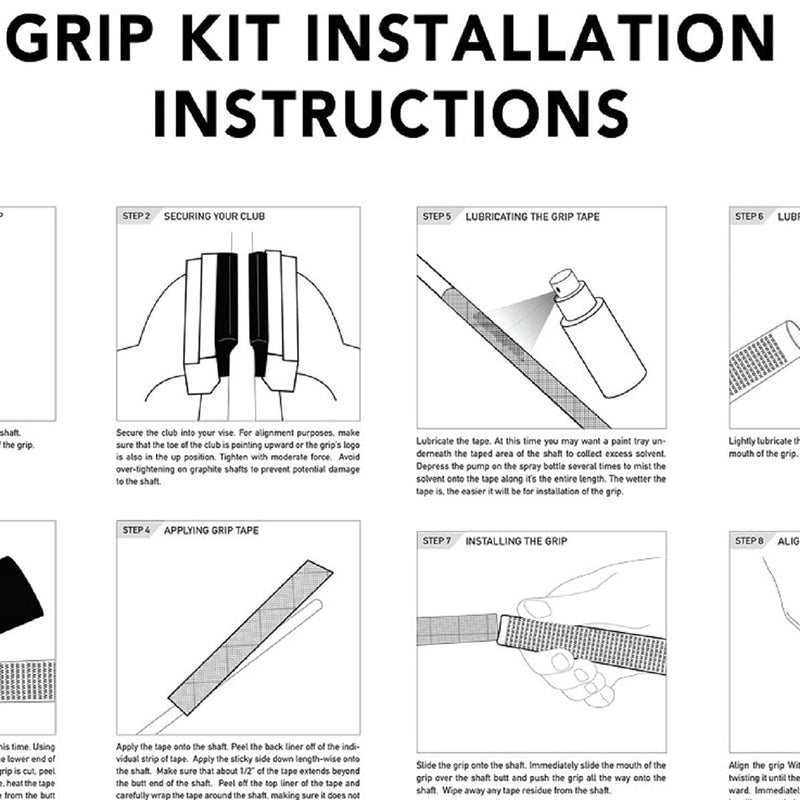 Winn Dri-Tac Standard Dark Gray - 9 Piece Golf Grip Bundle - Image 3